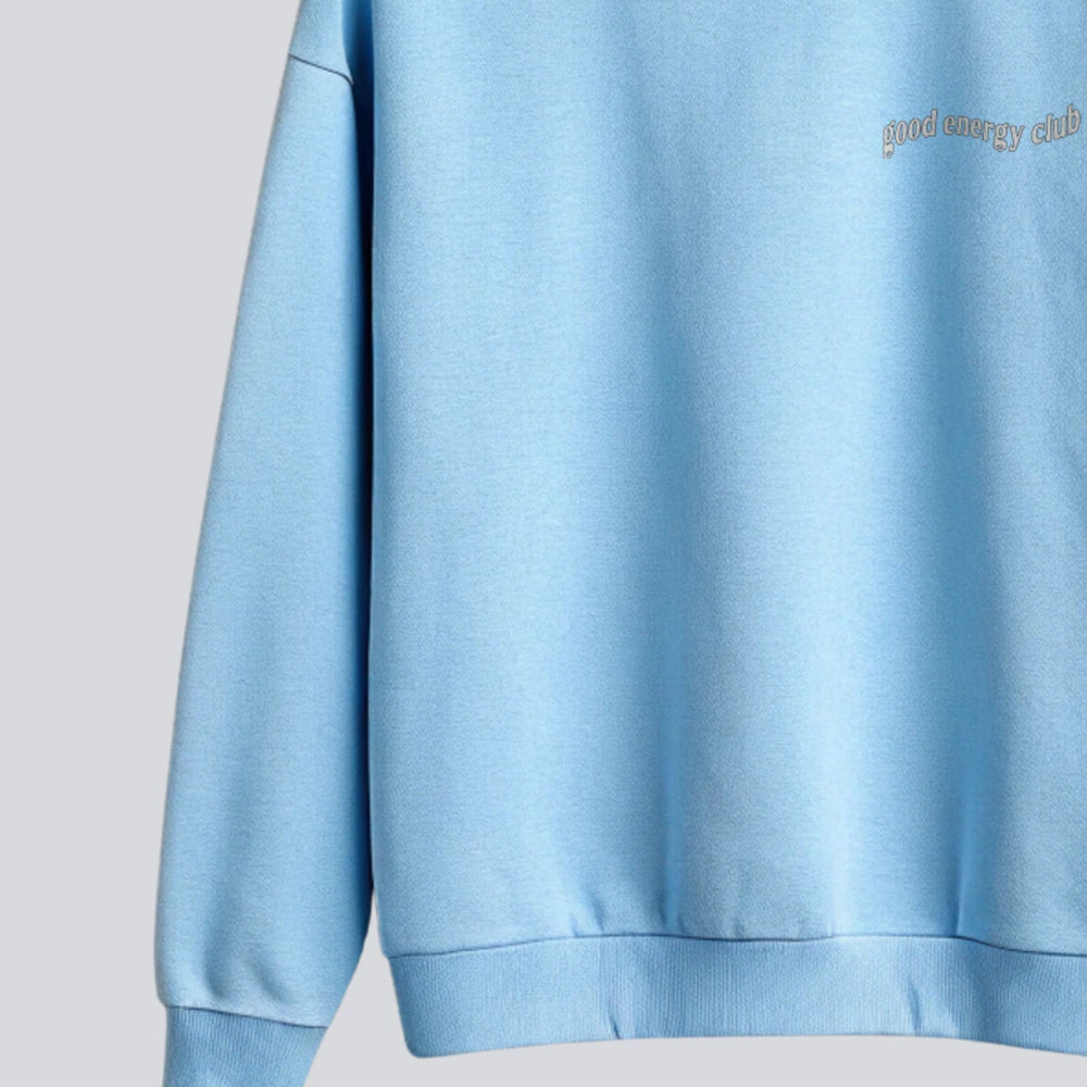 Good Energy Club Sweatshirt - Baby Blue