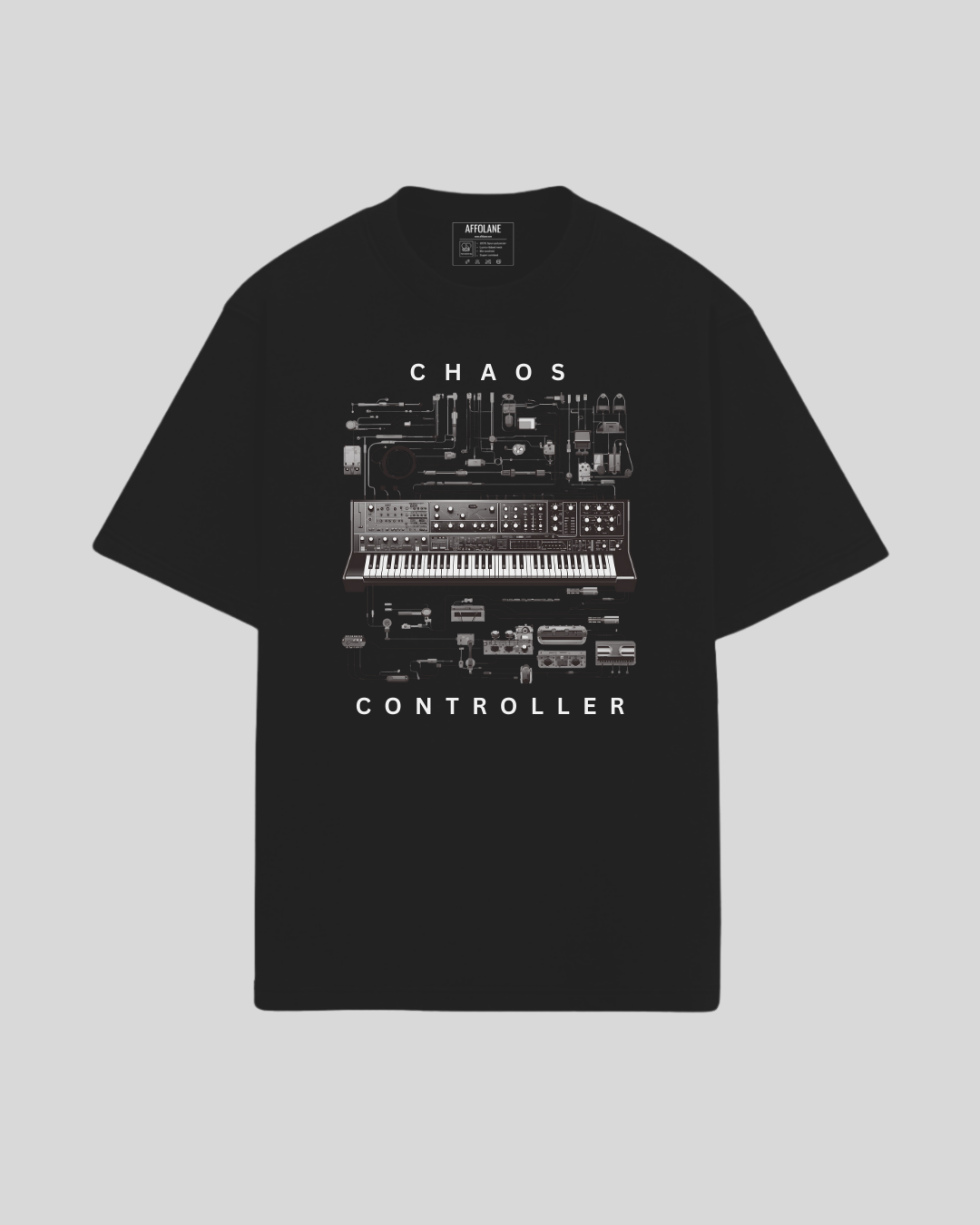 Chaos controller Oversized Tshirt - Black