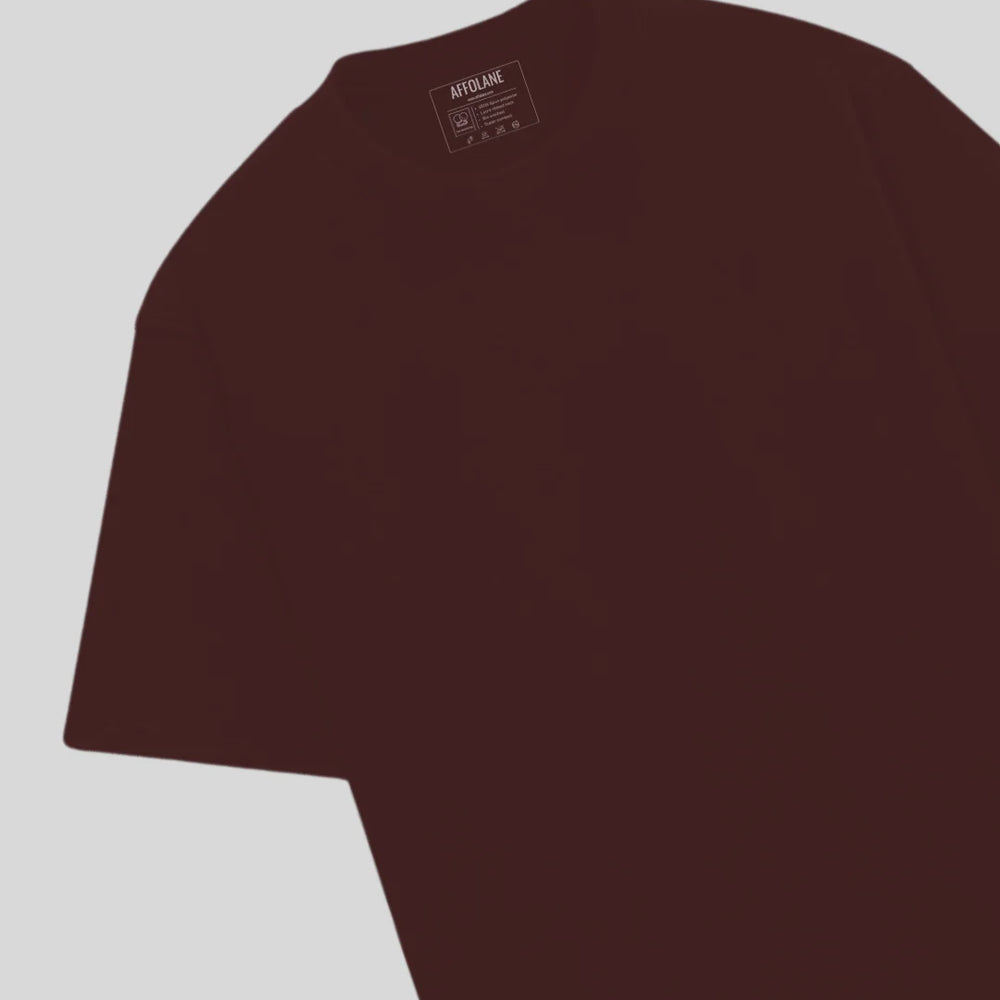 
                      
                        Unisex Oversized Solid Tshirt - Maroon
                      
                    