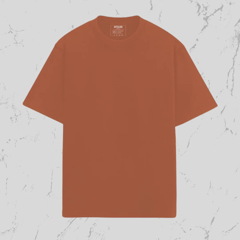 
                      
                        Unisex Oversized Solid Tshirt - Coral
                      
                    