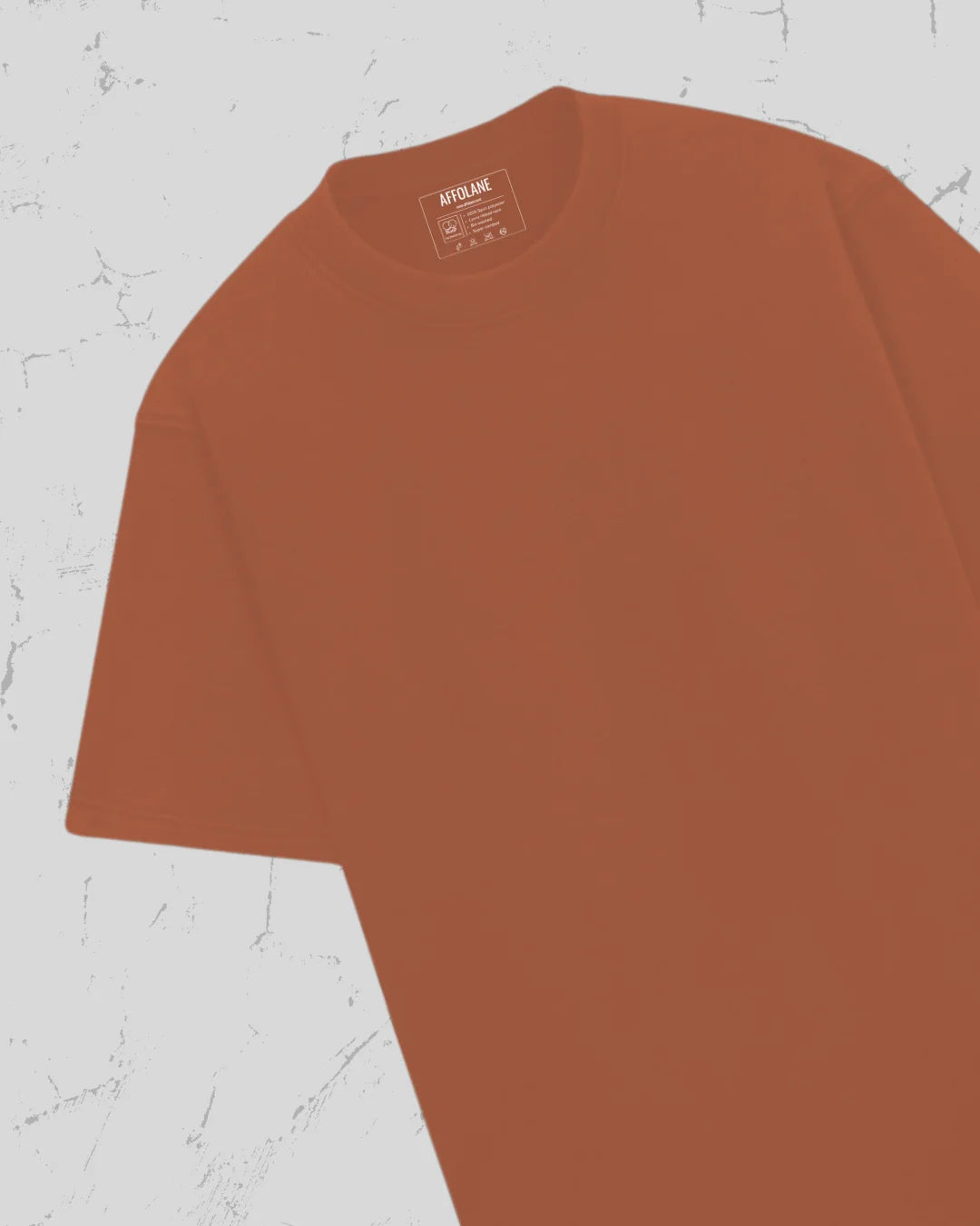 Unisex Oversized Solid Tshirt - Coral