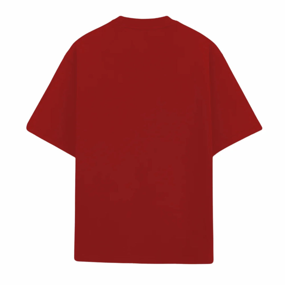 
                      
                        Unisex Oversized Solid Tshirt - Red
                      
                    