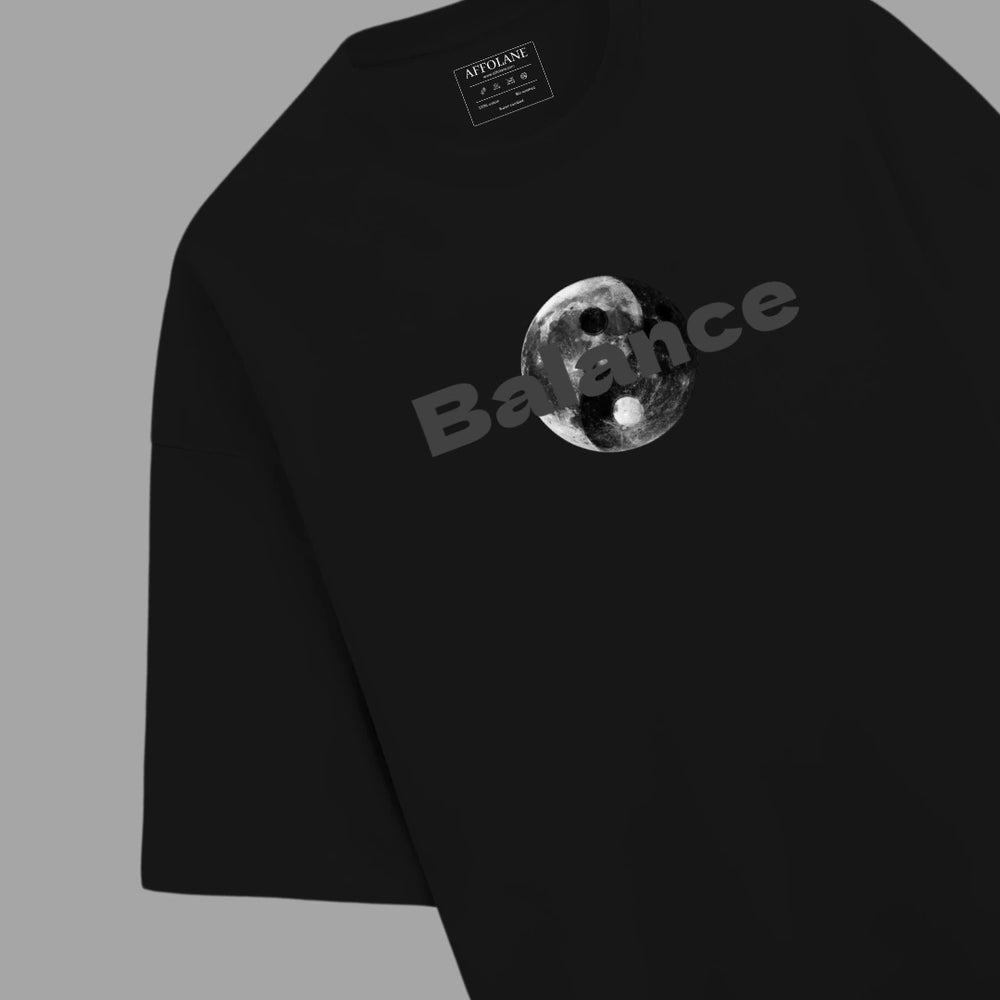 
                      
                        Balance Unisex Oversized Tshirt - Black
                      
                    