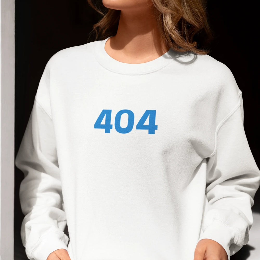 
                      
                        Error 404 Unisex Sweatshirt - White
                      
                    