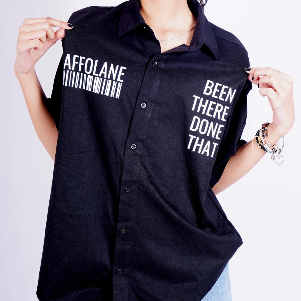 
                      
                        been There Done That Unisex Oversized Shirt - Black
                      
                    