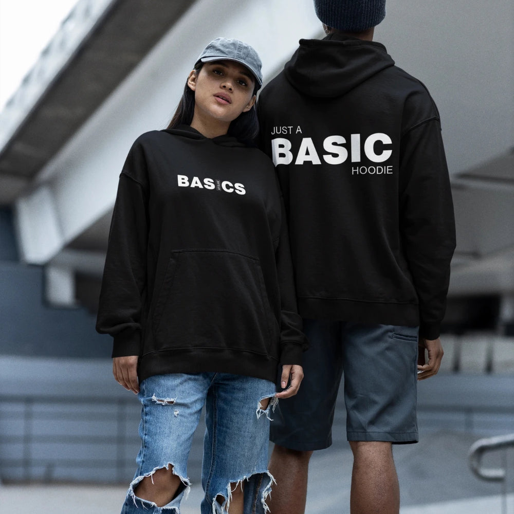 Just a Basic Unisex Oversized Hoodie - Black