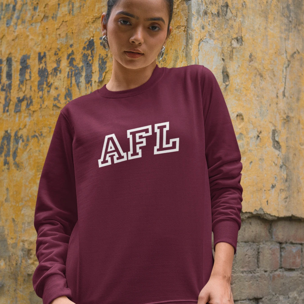 AFL Unisex Sweatshirt - Maroon