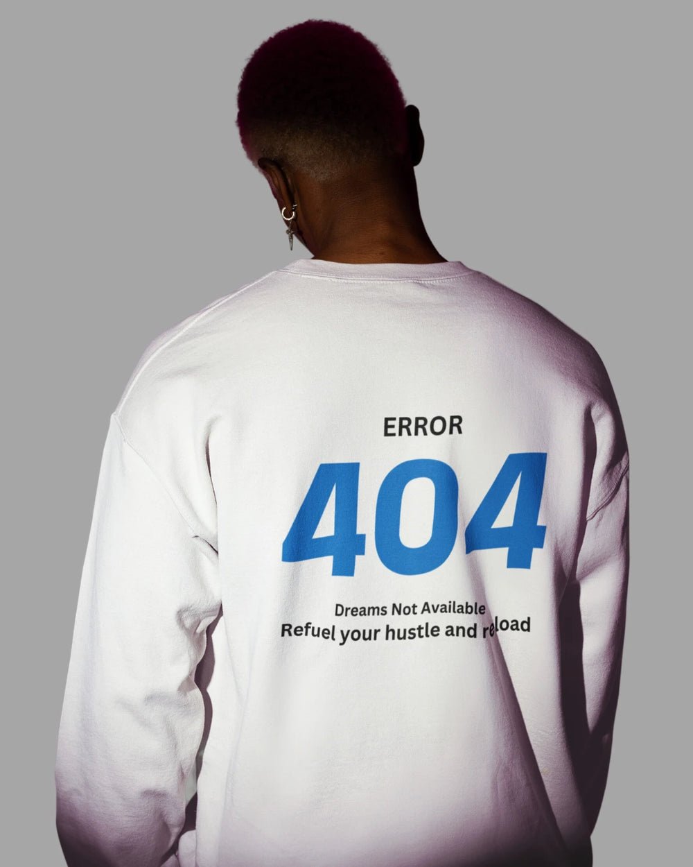 Error 404 Unisex Sweatshirt - White