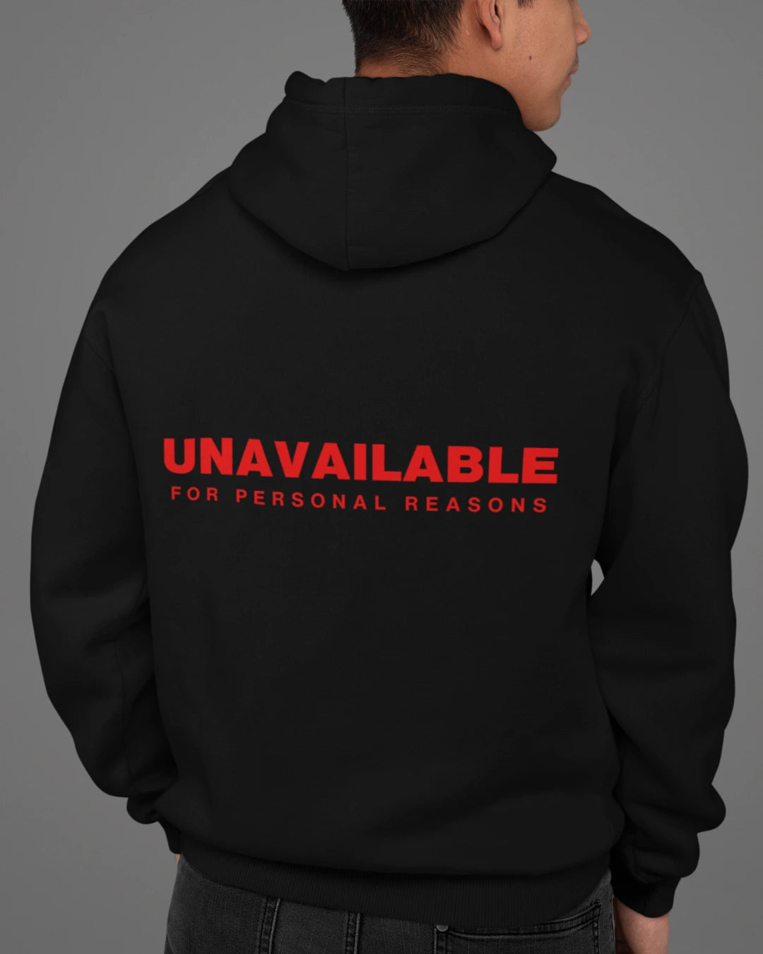 Unavailable for Personal Reasons Unisex Hoodie - Black