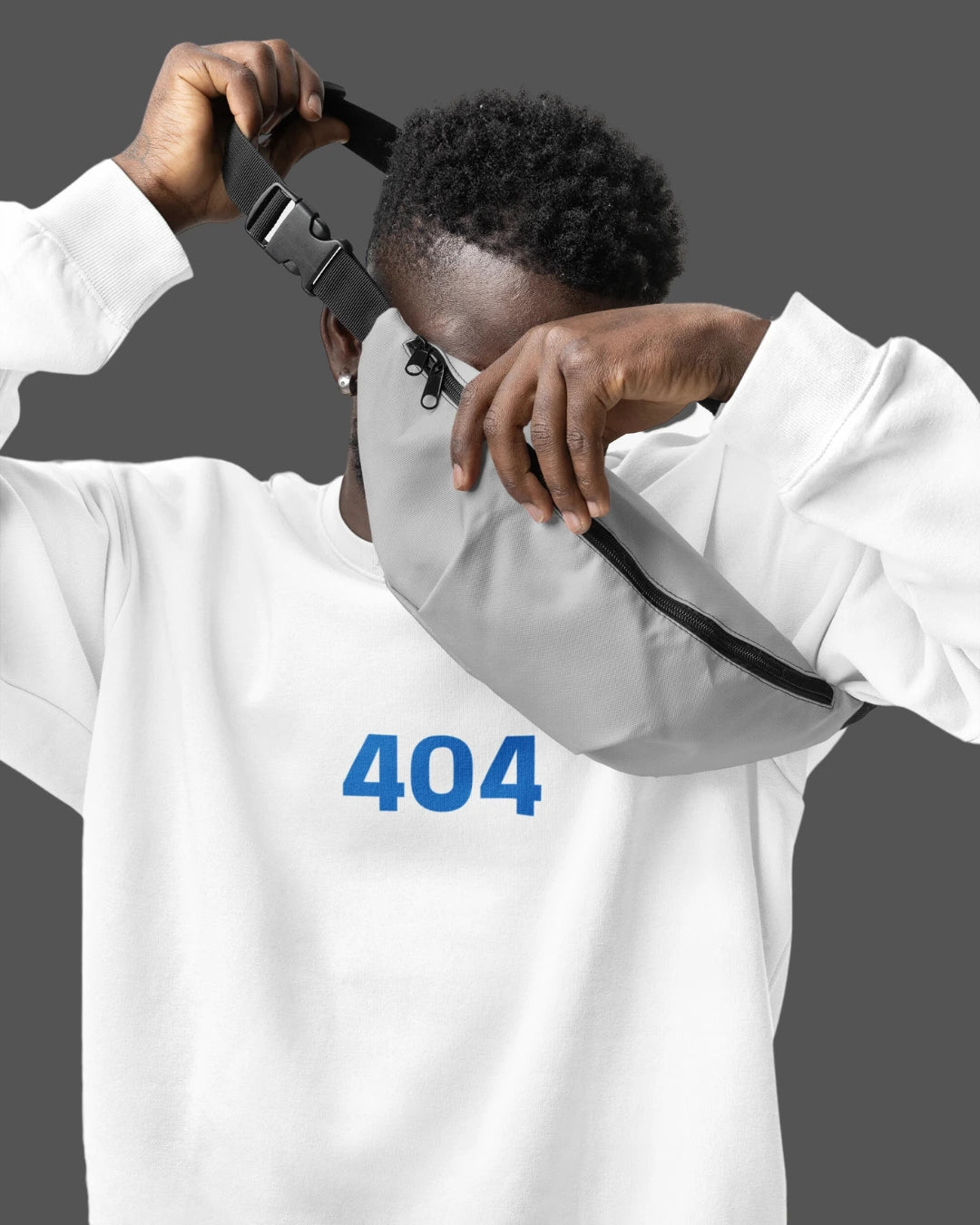 Error 404 Unisex Sweatshirt - White