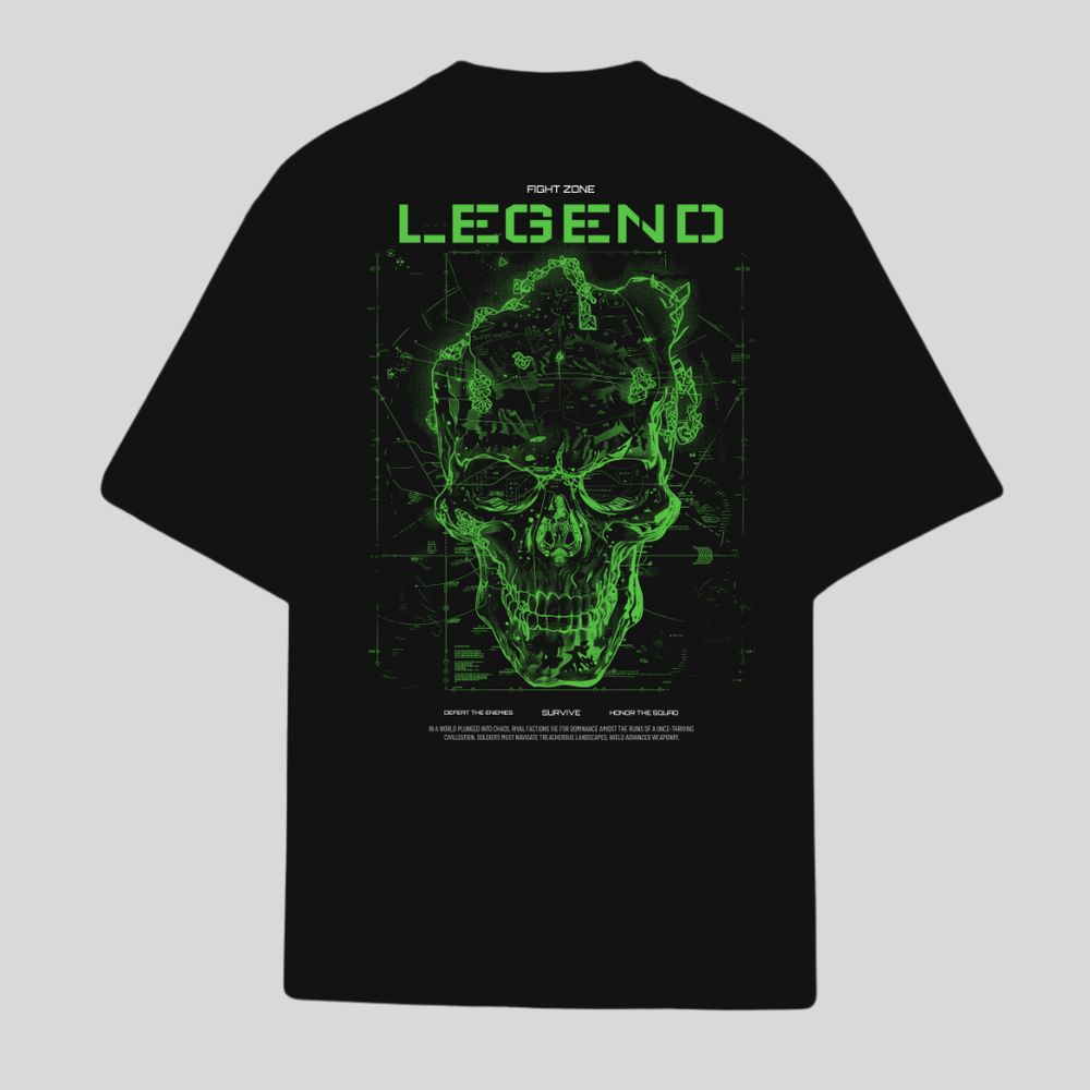 
                      
                        Fight Zone Legend Oversized Tshirt - Black
                      
                    