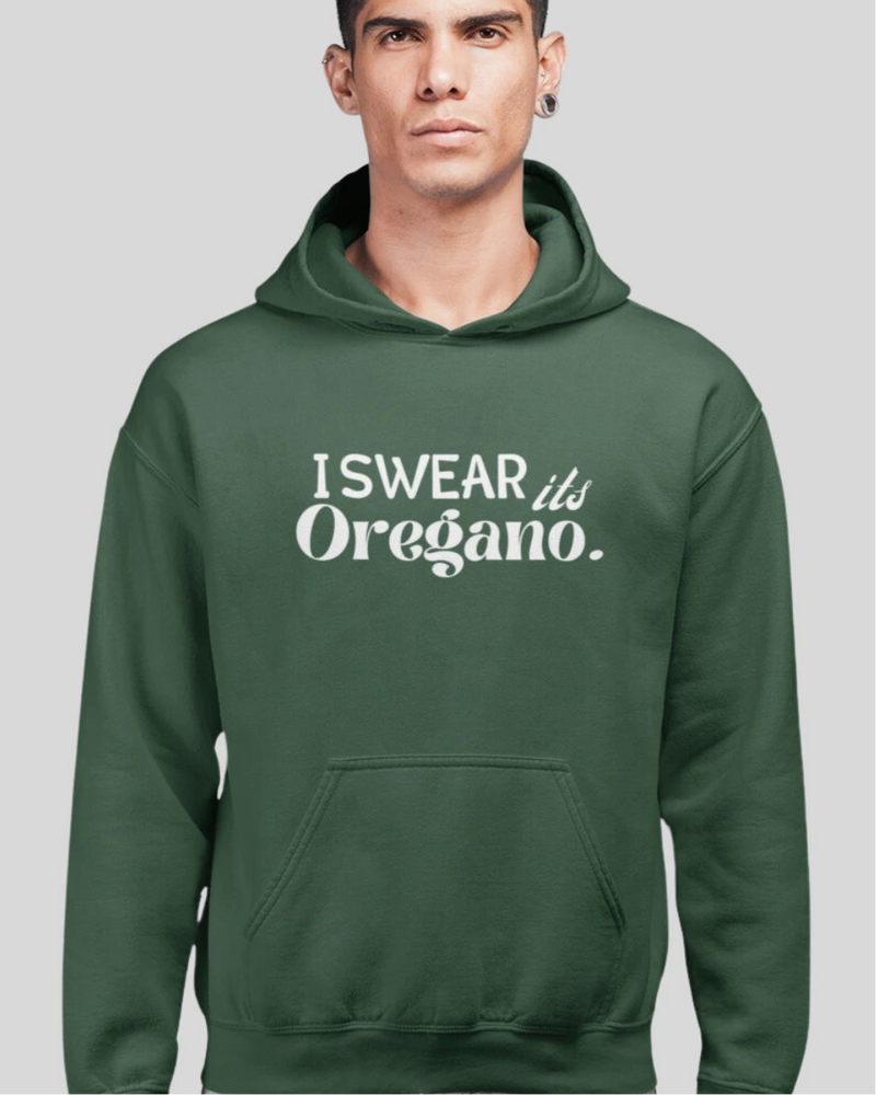 
                      
                        I Swear Its Oregano Unisex Hoodie - Bottle Green
                      
                    