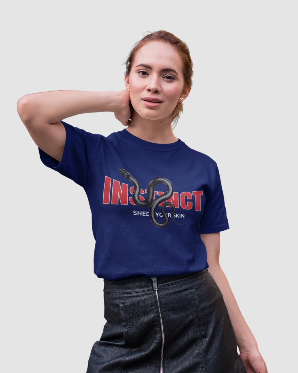 Instinct Regular Tshirt - Navy Blue